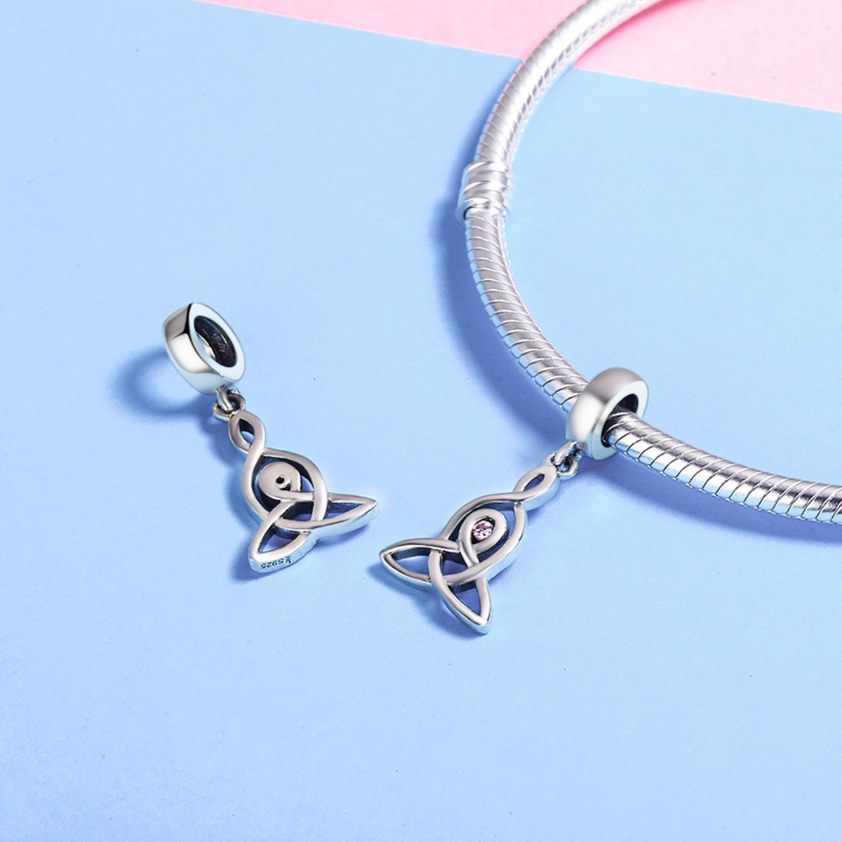 Sterling 925 silver charm the fish bead pendant fits Pandora charm and European charm bracelet Xaxe.com