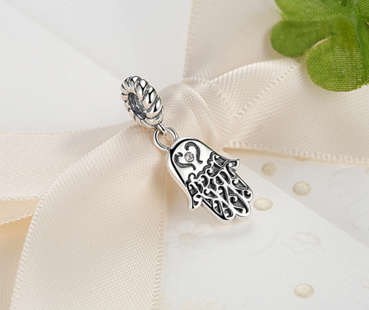 925 Sterling Silver ghost charm Bead Fits Pandora, Biagi, Troll, Chamilla and Many Other European Charm Xaxe.com