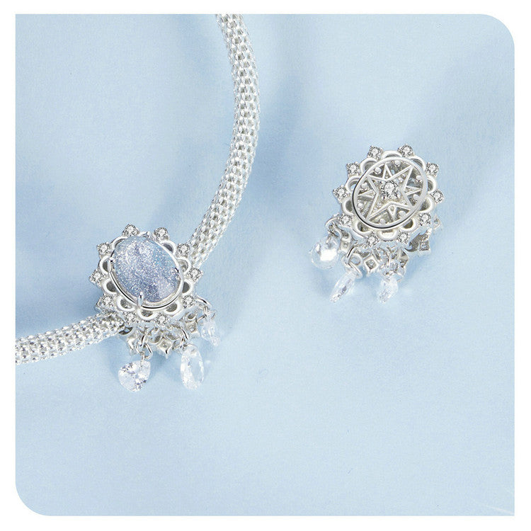 Sterling 925 silver charm the sparkling charm pendant fits Pandora charm and European charm bracelet