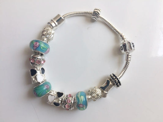 High Quality Fashion European style charm bracelet Jewelry 1019 Xaxe.com