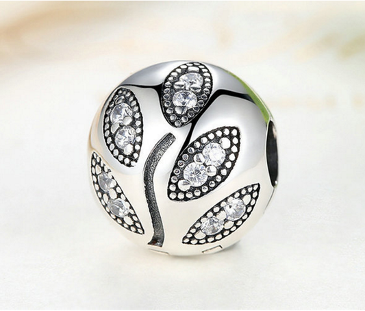Sterling 925 silver  ball bead fits pandora charm and european bracelet Xaxe.com