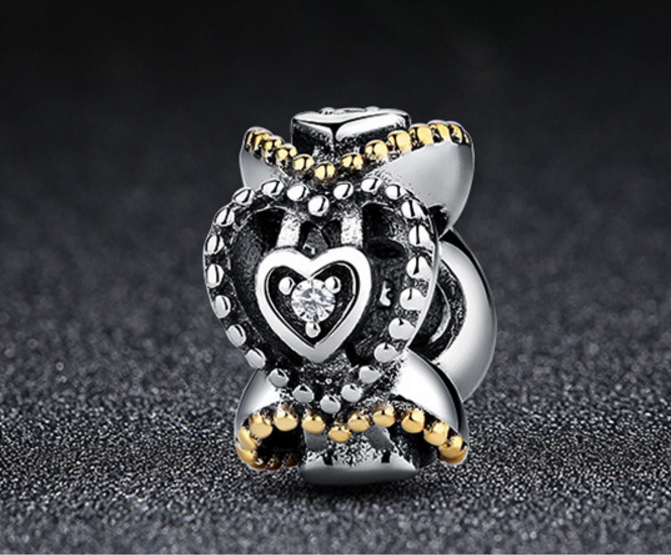 Sterling 925 silver charm Angel love bead pendant fits Pandora charm and European charm bracelet Xaxe.com