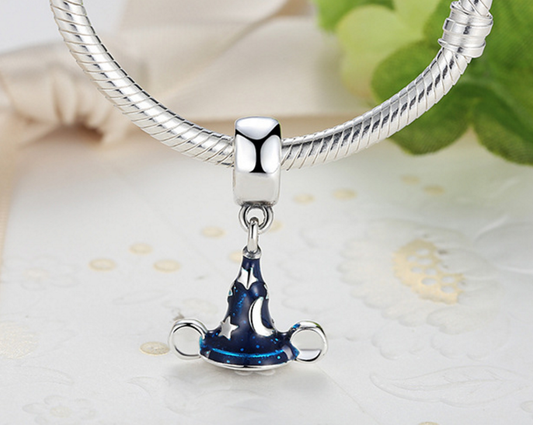 Sterling 925 silver charm Christmas hat heart bead pendant fits European style bracelet Xaxe.com