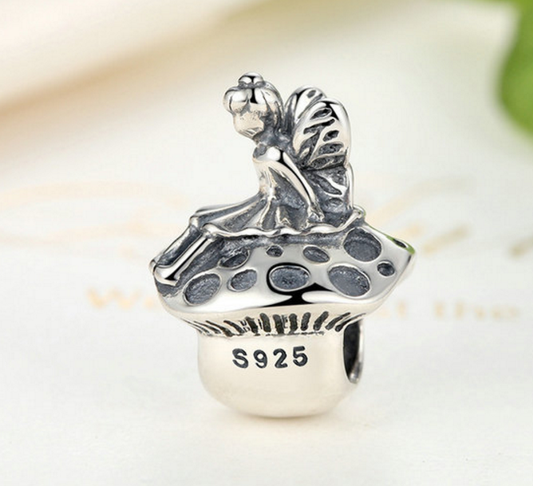 Sterling 925 silver charm angel bead pendant fits Pandora charm and European charm bracelet Xaxe.com