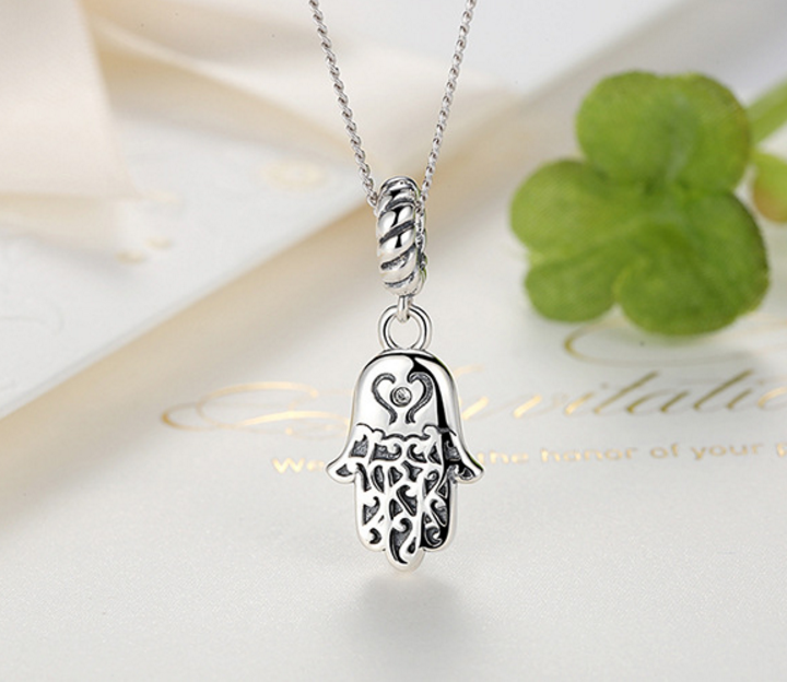 Sterling 925 silver charm doll in wind bead pendant fits Pandora charm and European charm bracelet Xaxe.com
