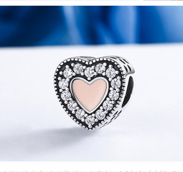 Sterling 925 silver charm hot love bead pendant fits Pandora charm and European charm bracelet Xaxe.com