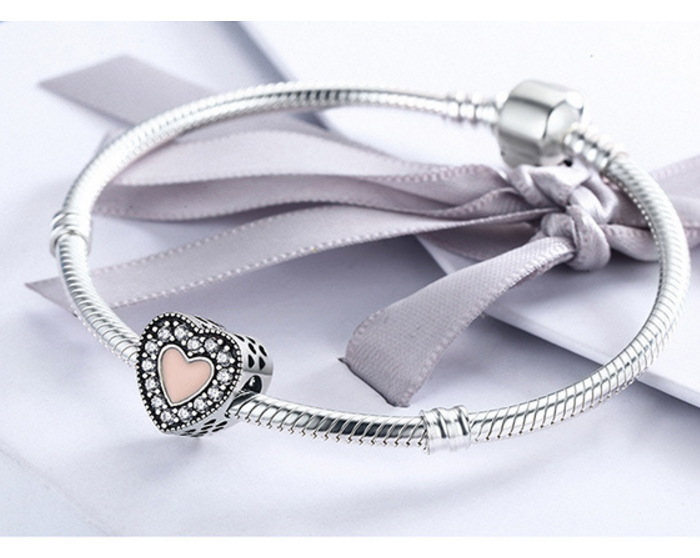 Sterling 925 silver charm hot love bead pendant fits Pandora charm and European charm bracelet Xaxe.com