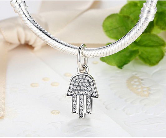 Sterling 925 silver charm jellyfish bead pendant fits European style bracelet Xaxe.com