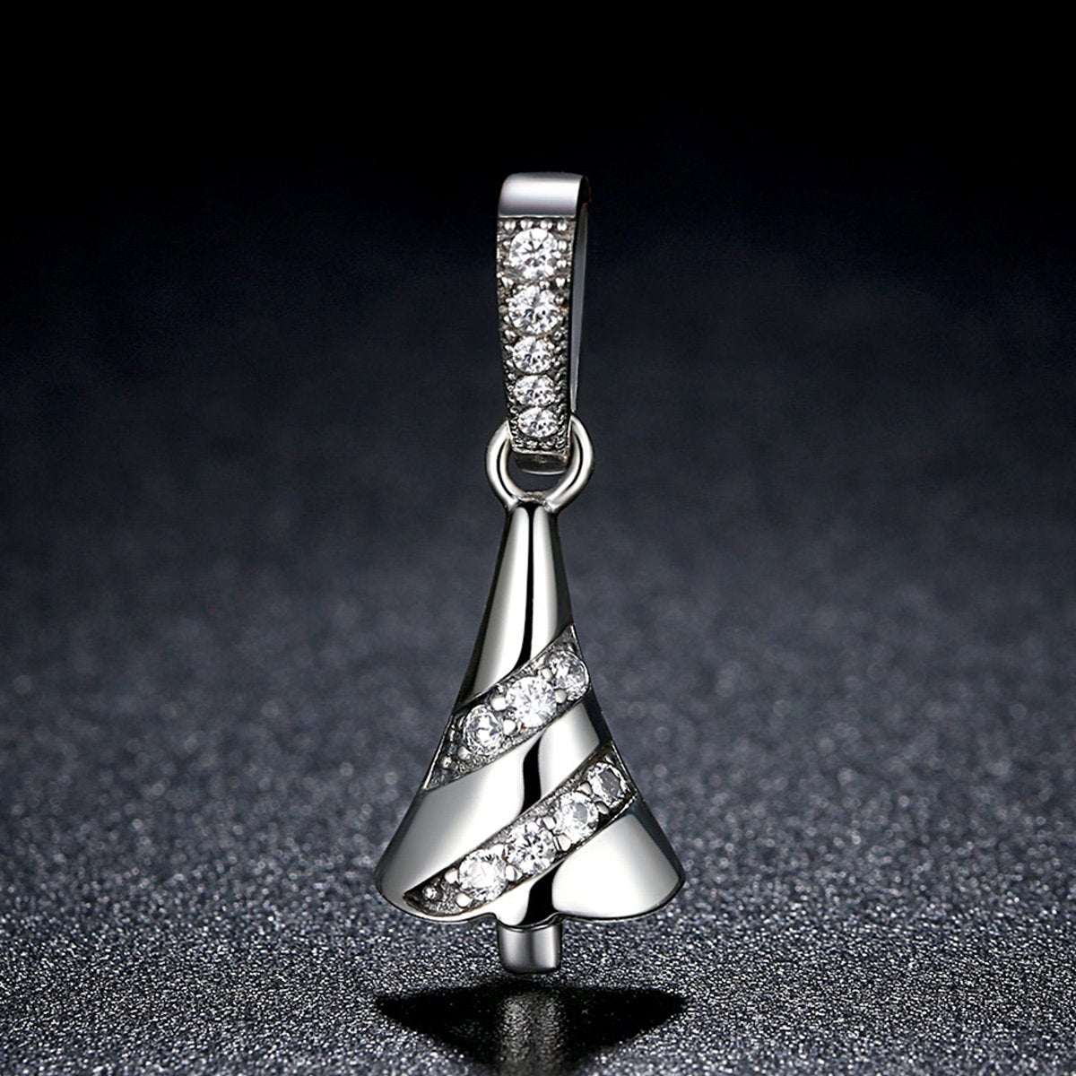 Sterling 925 silver charm long skirt bead pendant fits Pandora charm and European charm bracelet Xaxe.com