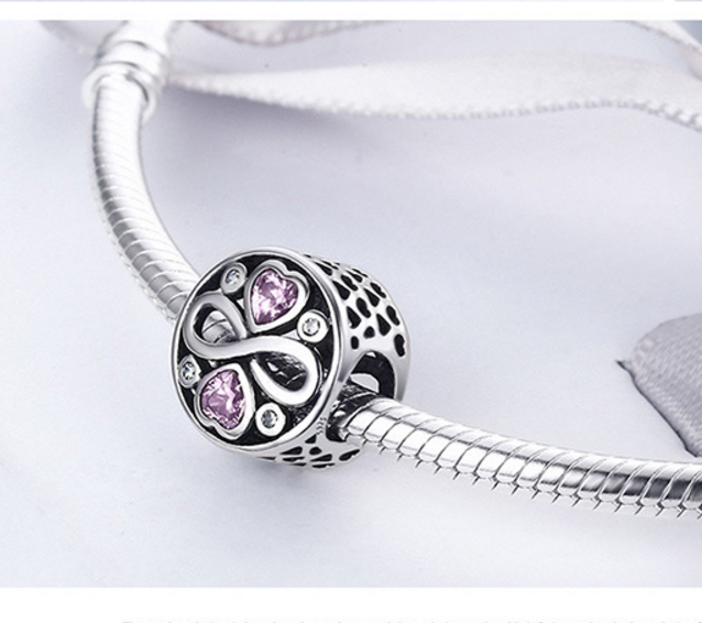 Sterling 925 silver charm lucky symbol bead pendant fits Pandora charm and European charm bracelet Xaxe.com