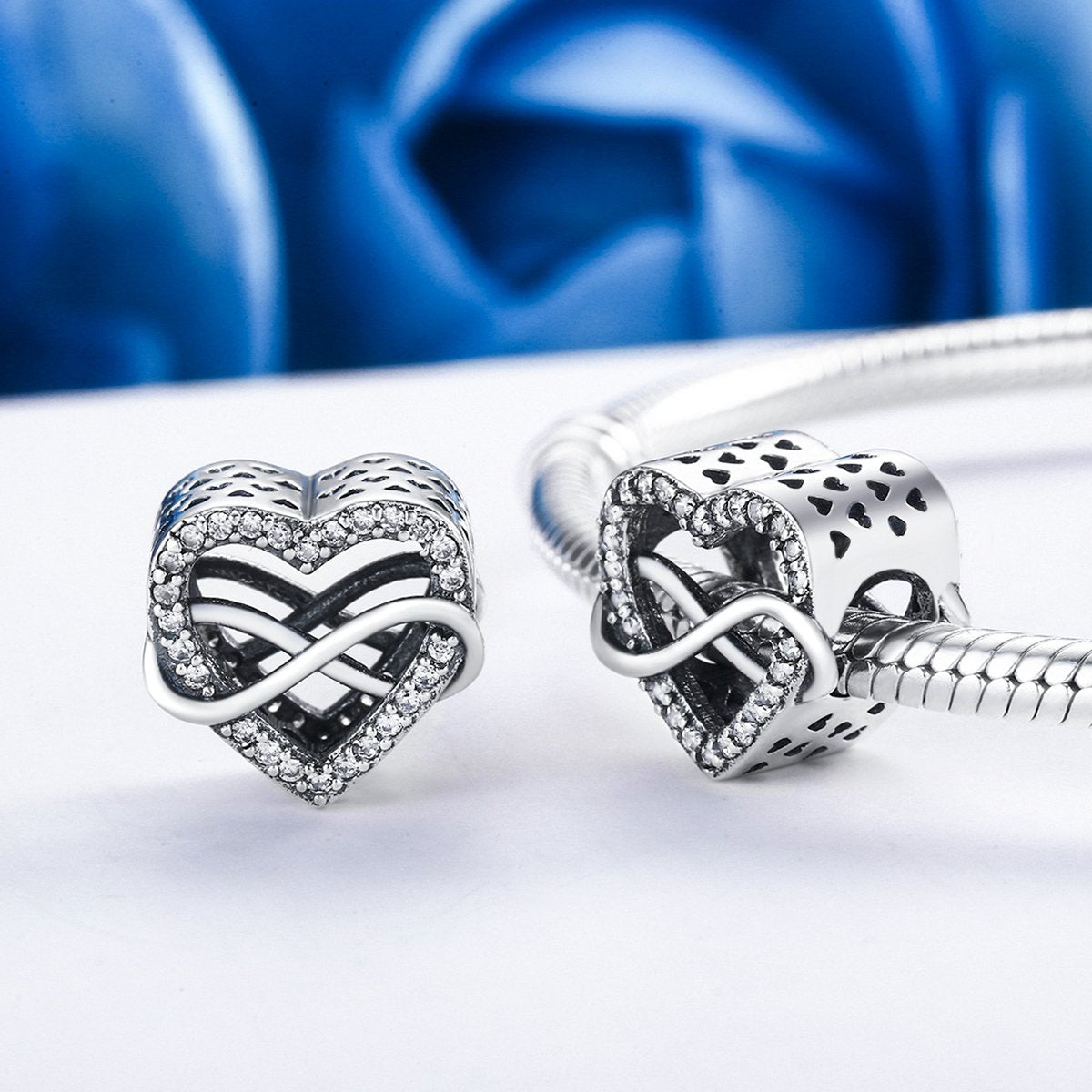 Sterling 925 silver charm the GIFT love bead pendant fits Pandora charm and European charm bracelet Xaxe.com