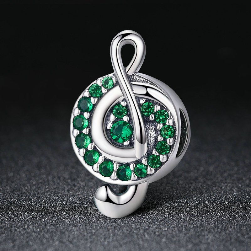 Sterling 925 silver charm the I love music bead pendant fits Pandora charm and European charm bracelet Xaxe.com