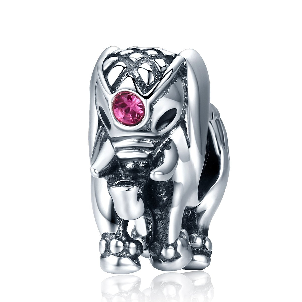 Sterling 925 silver charm the India elephant bead pendant fits Pandora charm and European charm bracelet Xaxe.com