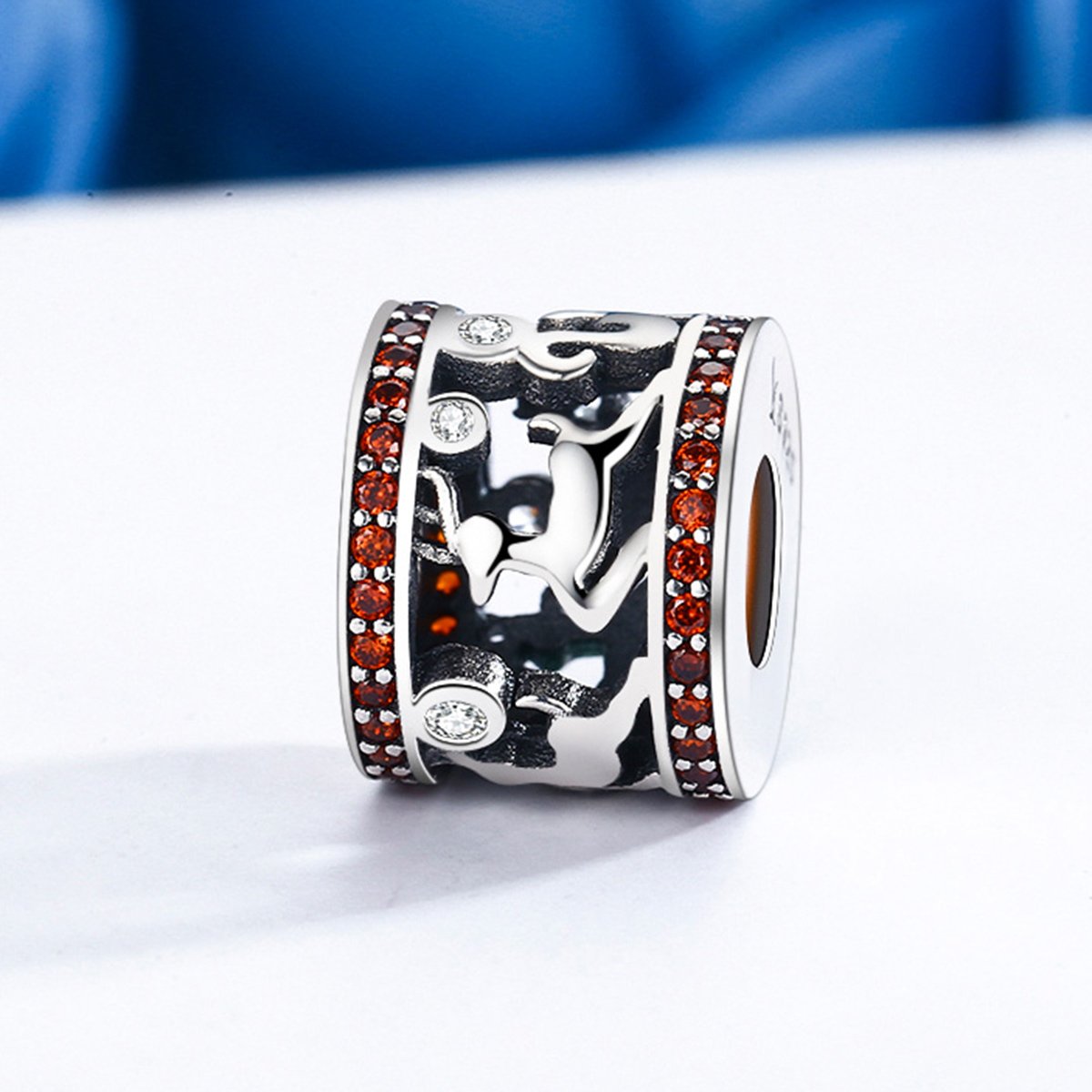 Sterling 925 silver charm the Moose bead pendant fits Pandora charm and European charm bracelet Xaxe.com