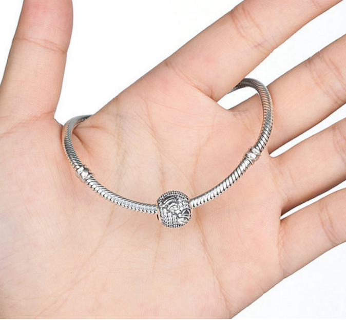Sterling 925 silver charm the Santa bead pendant fits Pandora charm and European charm bracelet Xaxe.com