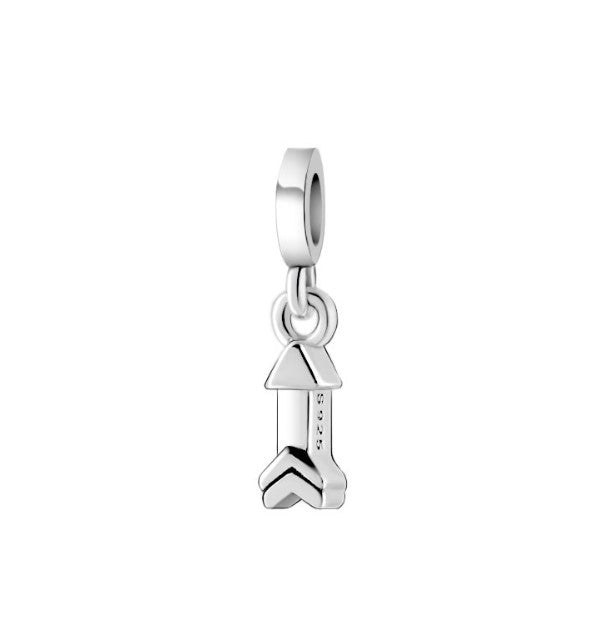 Sterling 925 silver charm the arrow bead pendant fits Pandora charm and European charm bracelet Xaxe.com