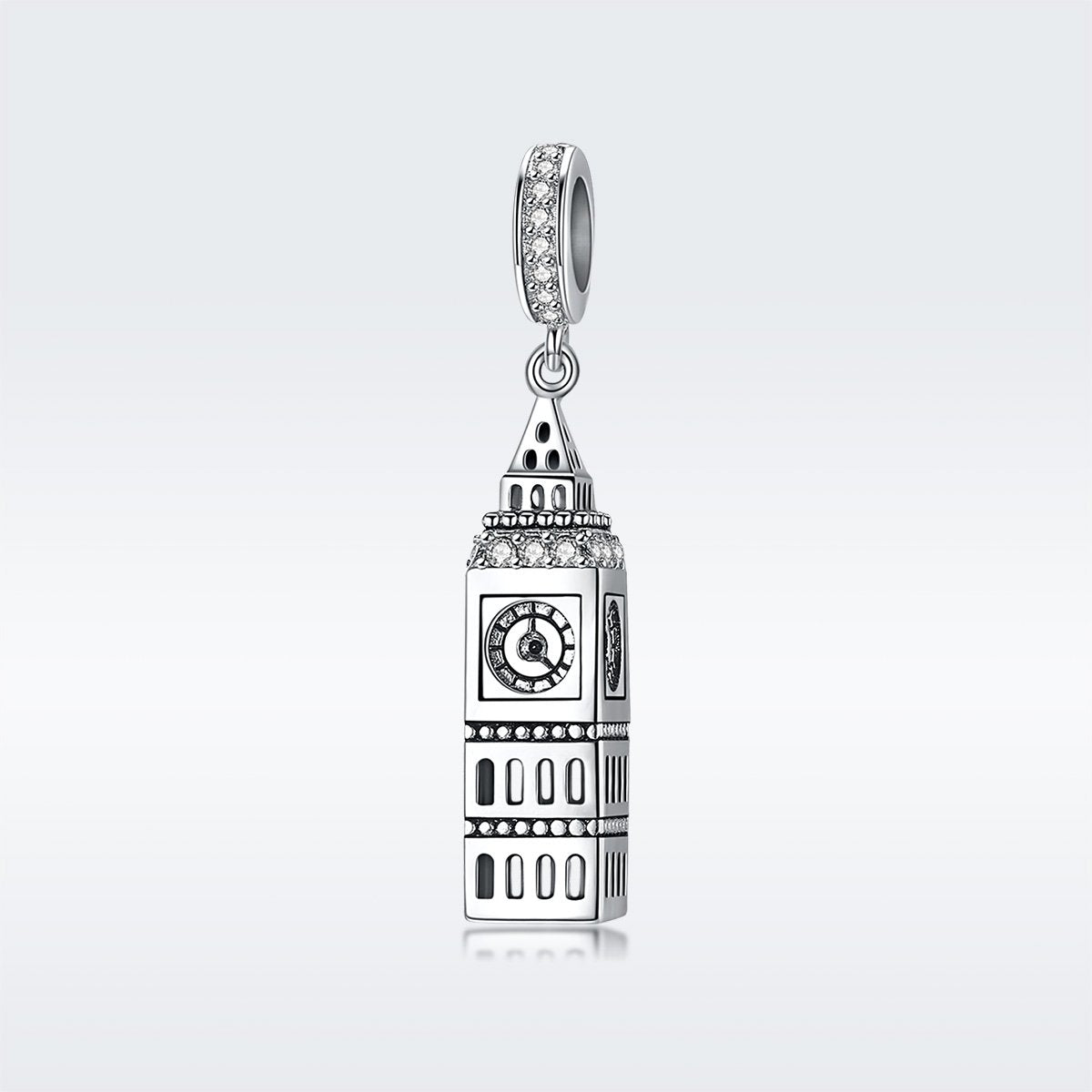 Sterling 925 silver charm the big ben pendant fits Pandora charm and European charm bracelet Xaxe.com