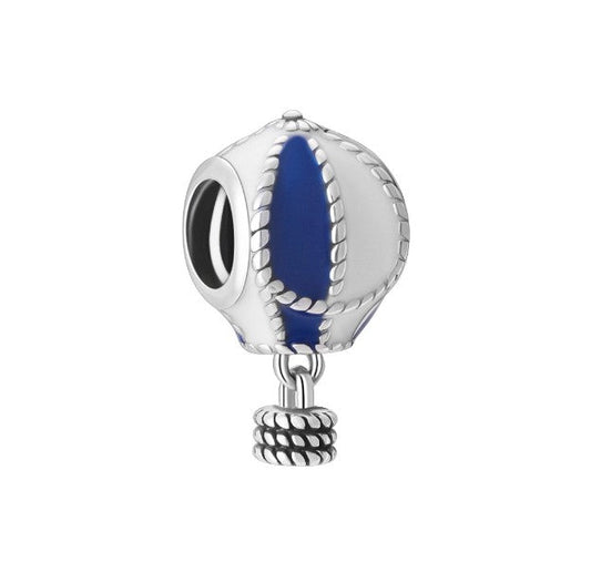 Sterling 925 silver charm the blue white balloonfits Pandora charm and European charm bracelet Xaxe.com