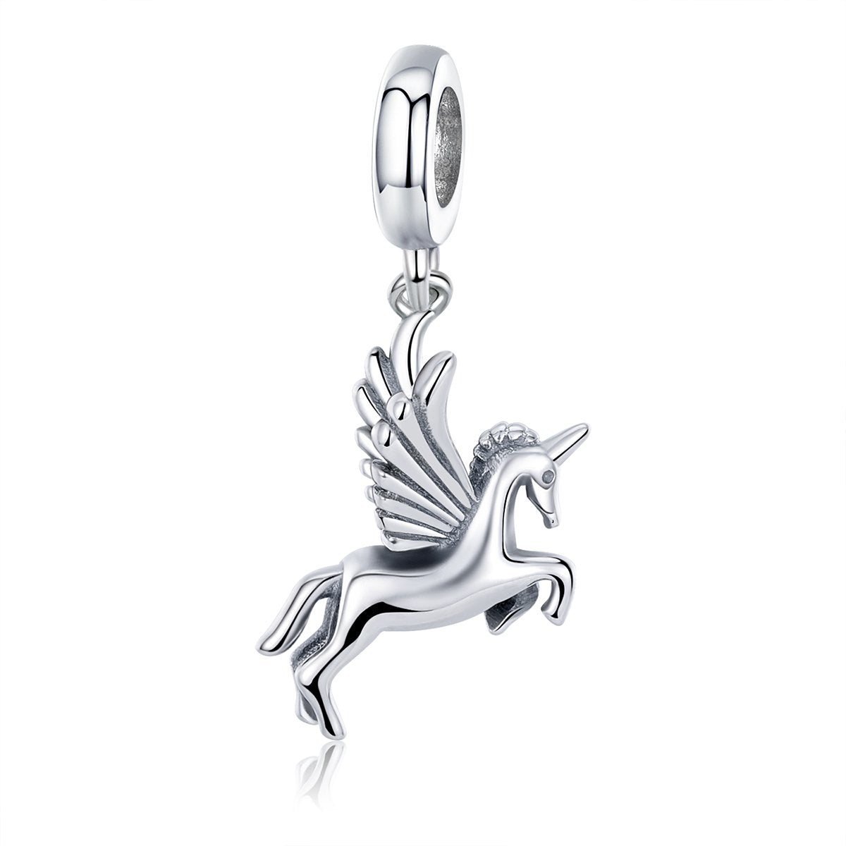 Sterling 925 silver charm the flying horse fits Pandora charm and European charm bracelet Xaxe.com