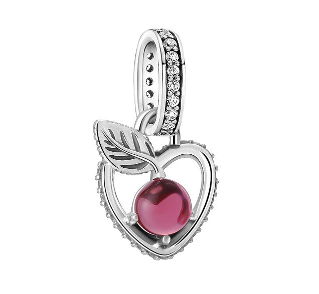 Sterling 925 silver charm the fruit bead pendant fits Pandora charm and European charm bracelet Xaxe.com