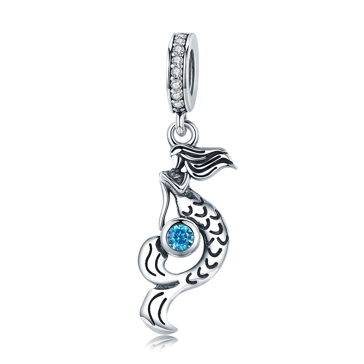 Sterling 925 silver charm the go fishing pendant fits Pandora charm and European charm bracelet Xaxe.com