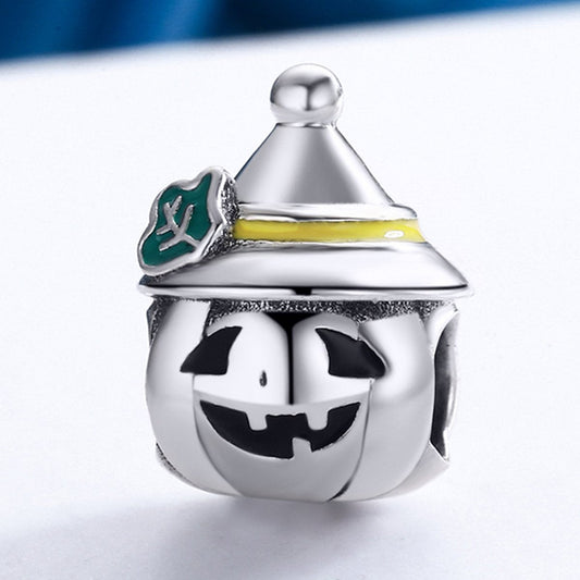 Sterling 925 silver charm the halloween pumpkin bead pendant fits Pandora charm and European charm bracelet Xaxe.com