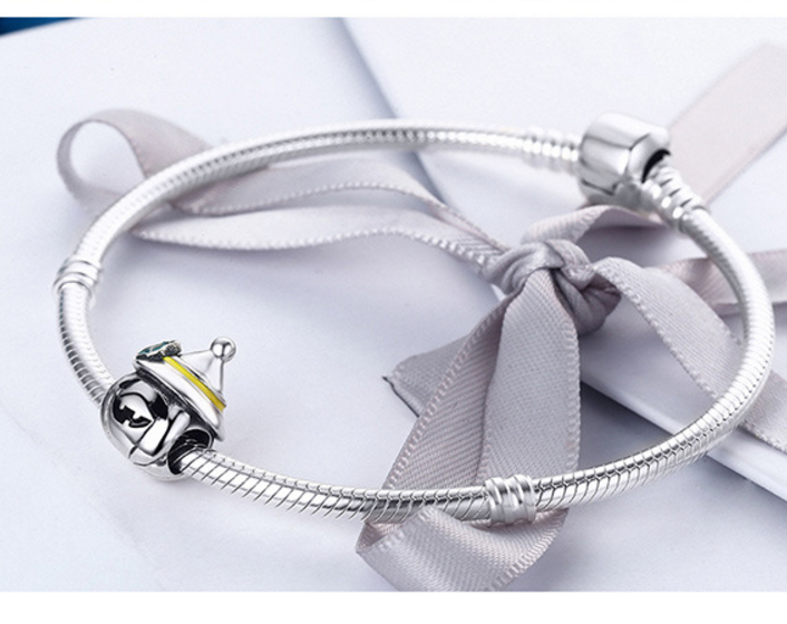 Sterling 925 silver charm the heart puls love bead pendant fits Pandora charm and European charm bracelet Xaxe.com