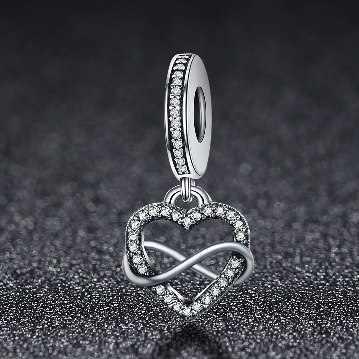 Sterling 925 silver charm the hold love bead pendant fits Pandora charm and European charm bracelet Xaxe.com