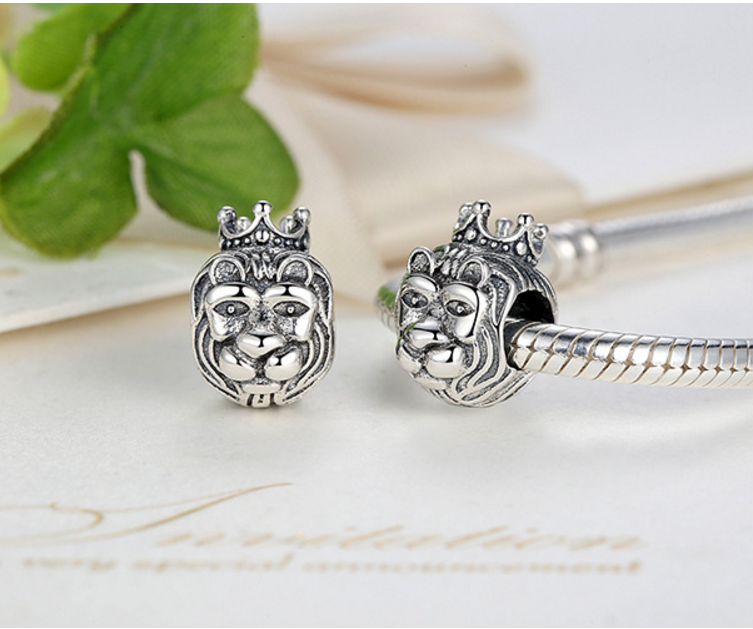 Sterling 925 silver charm the lion king bead pendant fits Pandora charm and European charm bracelet Xaxe.com