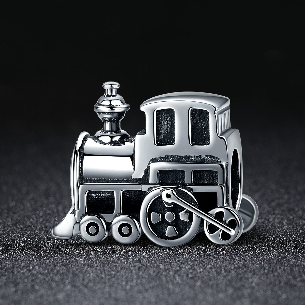 Sterling 925 silver charm the locomotive bead pendant fits Pandora charm and European charm bracelet Xaxe.com