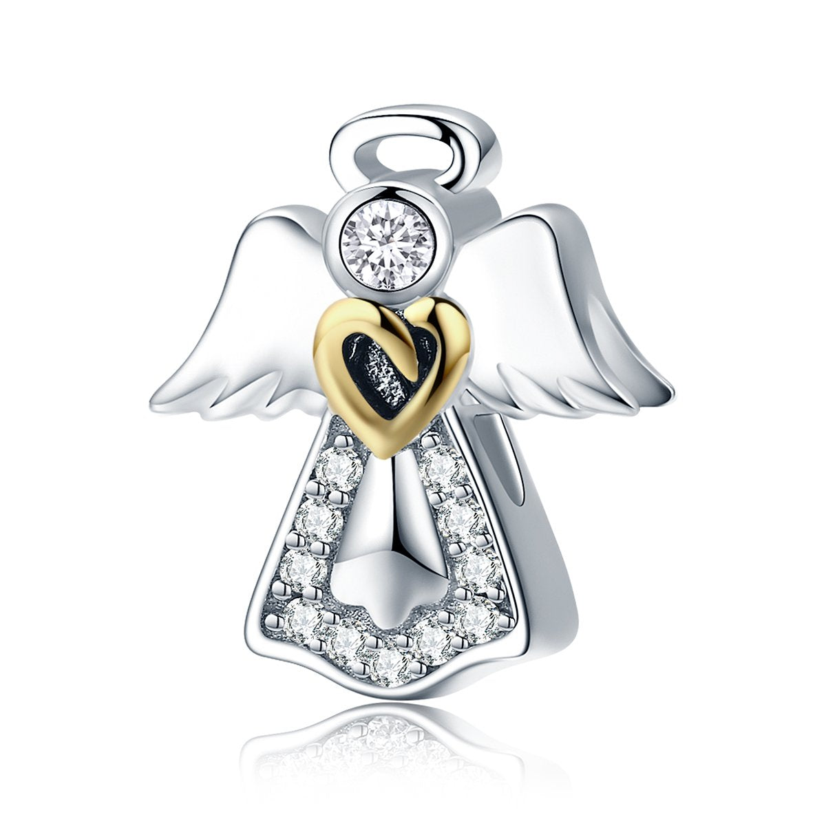 Sterling 925 silver charm the love angel fits Pandora charm and European charm bracelet Xaxe.com