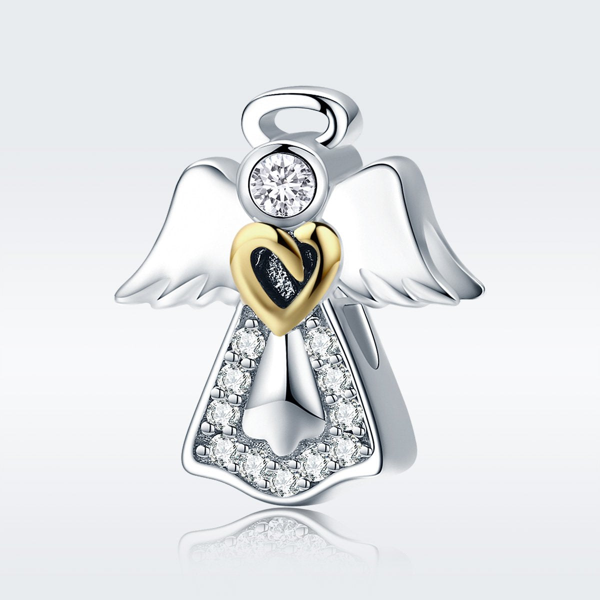 Sterling 925 silver charm the love angel fits Pandora charm and European charm bracelet Xaxe.com