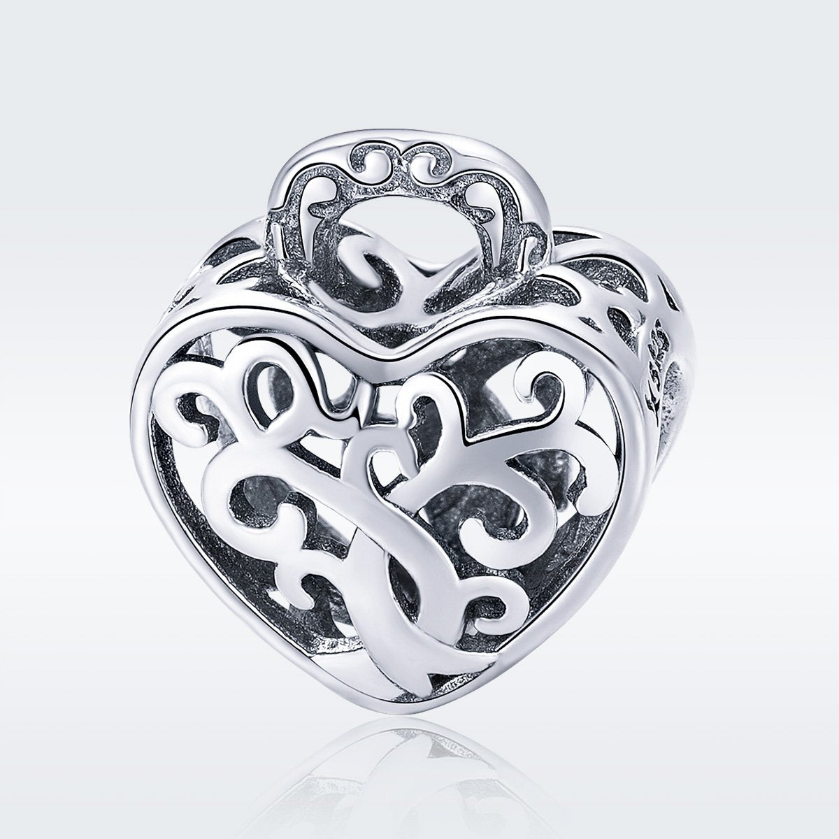 Sterling 925 silver charm the love handle fits Pandora charm and European charm bracelet Xaxe.com