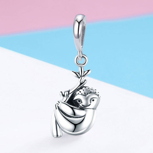 Sterling 925 silver charm the monkey pendant fits Pandora charm and European charm bracelet Xaxe.com