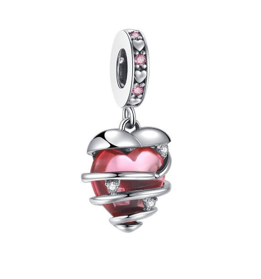 Sterling 925 silver charm the mysterious bead pendant fits Pandora charm and European charm bracelet Xaxe.com