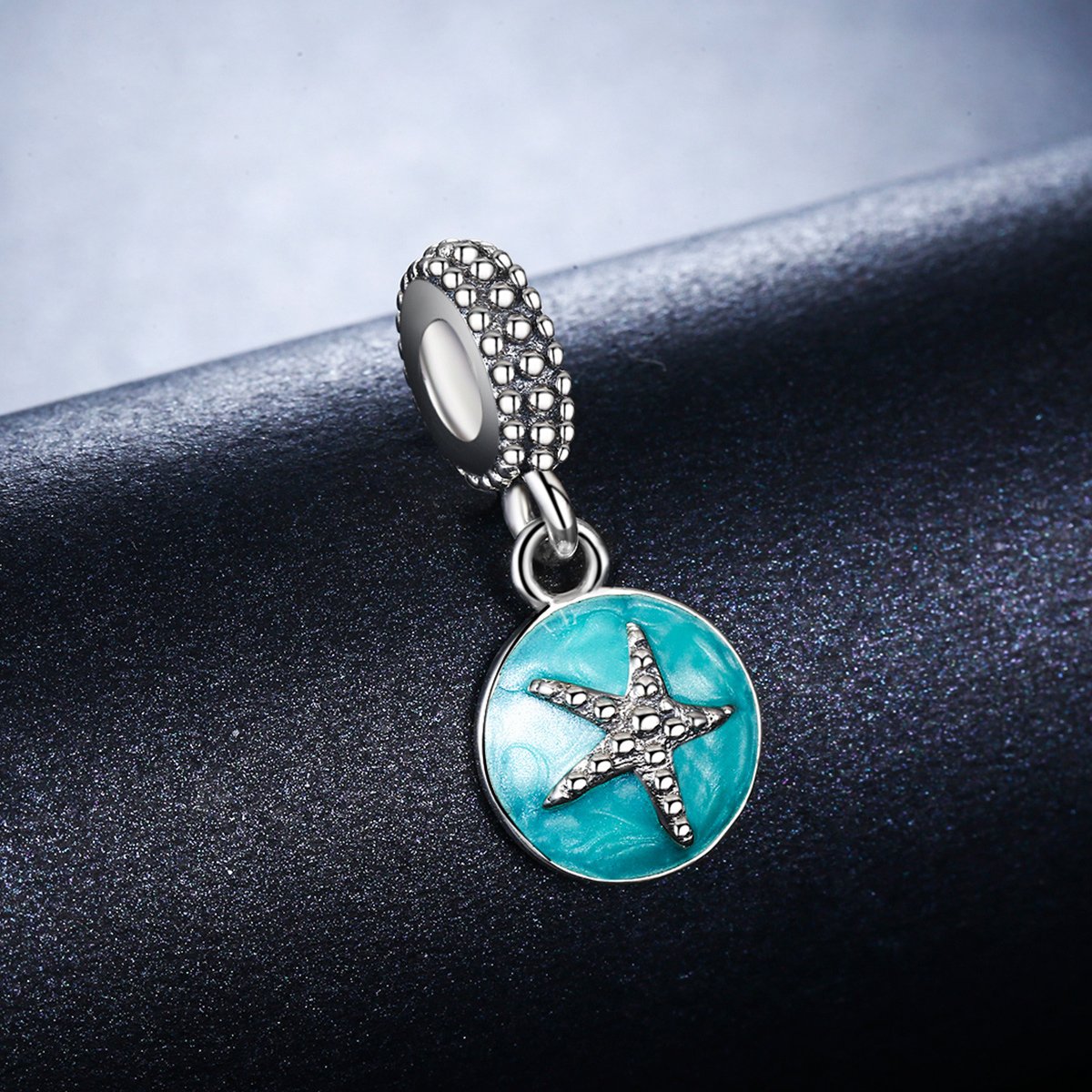 Sterling 925 silver charm the ocean starfish bead pendant fits Pandora charm and European charm bracelet Xaxe.com