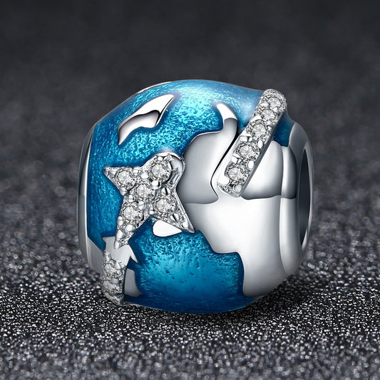 Sterling 925 silver charm the ocean whale  bead pendant fits Pandora charm and European charm bracelet Xaxe.com