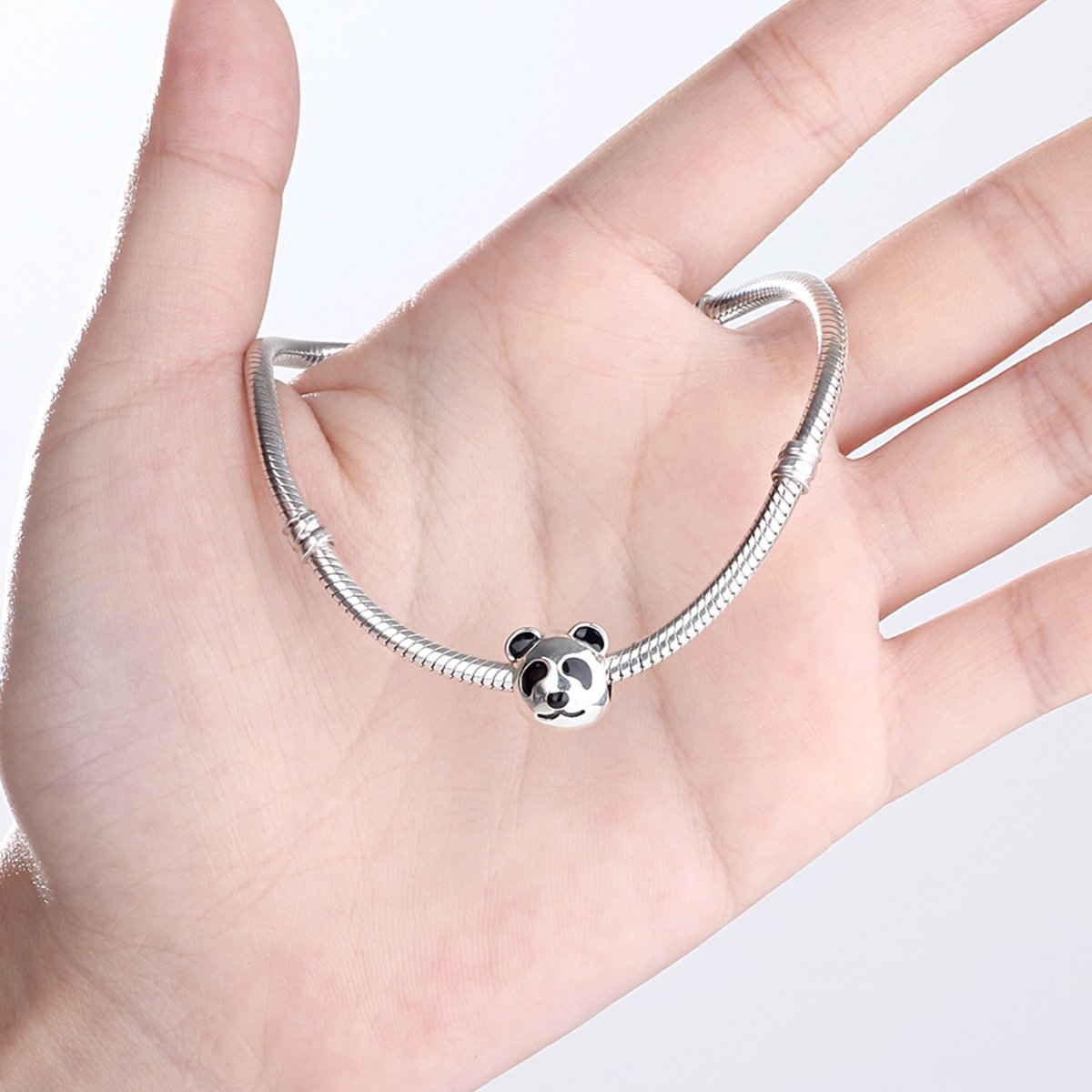 Sterling 925 silver charm the panda bead pendant fits Pandora charm and European charm bracelet Xaxe.com