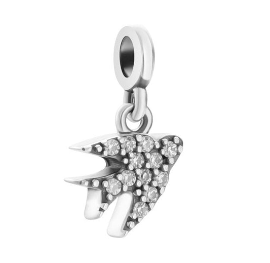 Sterling 925 silver charm the pigeon pendant fits Pandora charm and European charm bracelet Xaxe.com