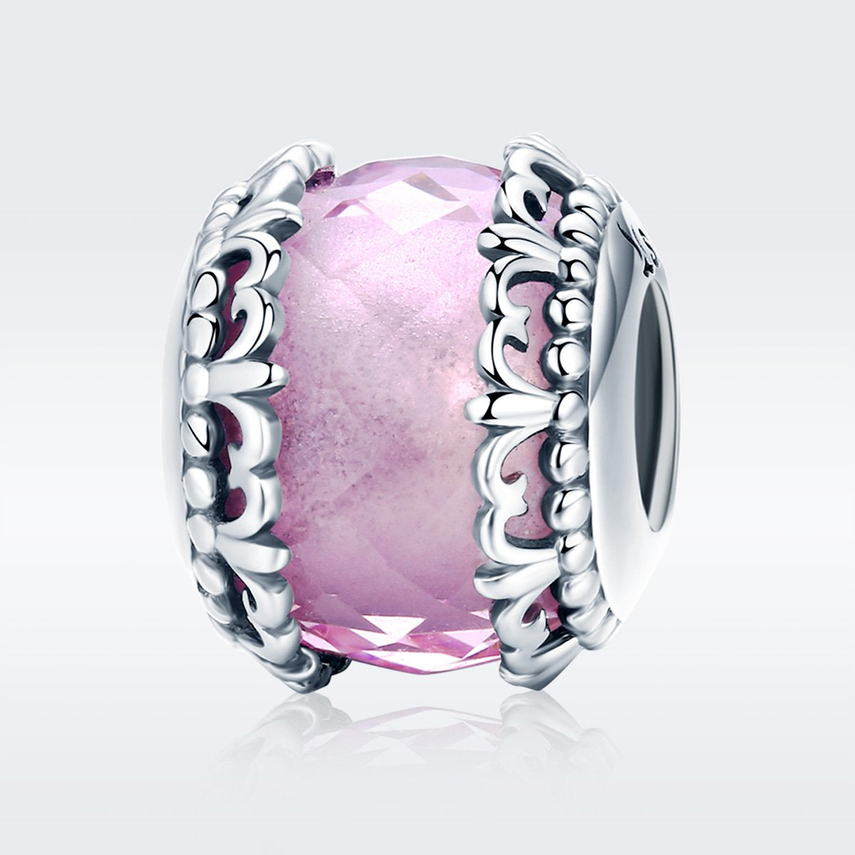 Sterling 925 silver charm the pink origin fits Pandora charm and European charm bracelet Xaxe.com