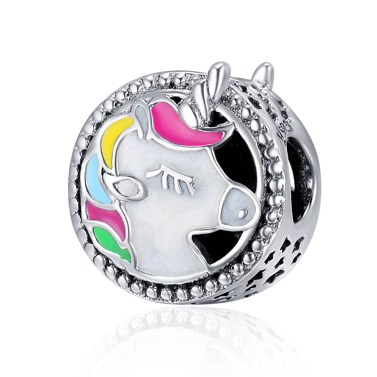Sterling 925 silver charm the pony bead pendant fits Pandora charm and European charm bracelet Xaxe.com