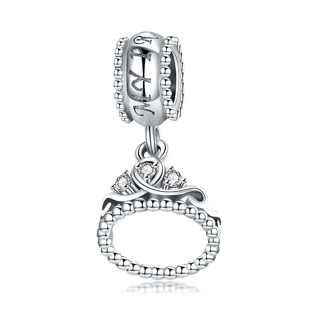 Sterling 925 silver charm the ring fits Pandora charm and European charm bracelet Xaxe.com