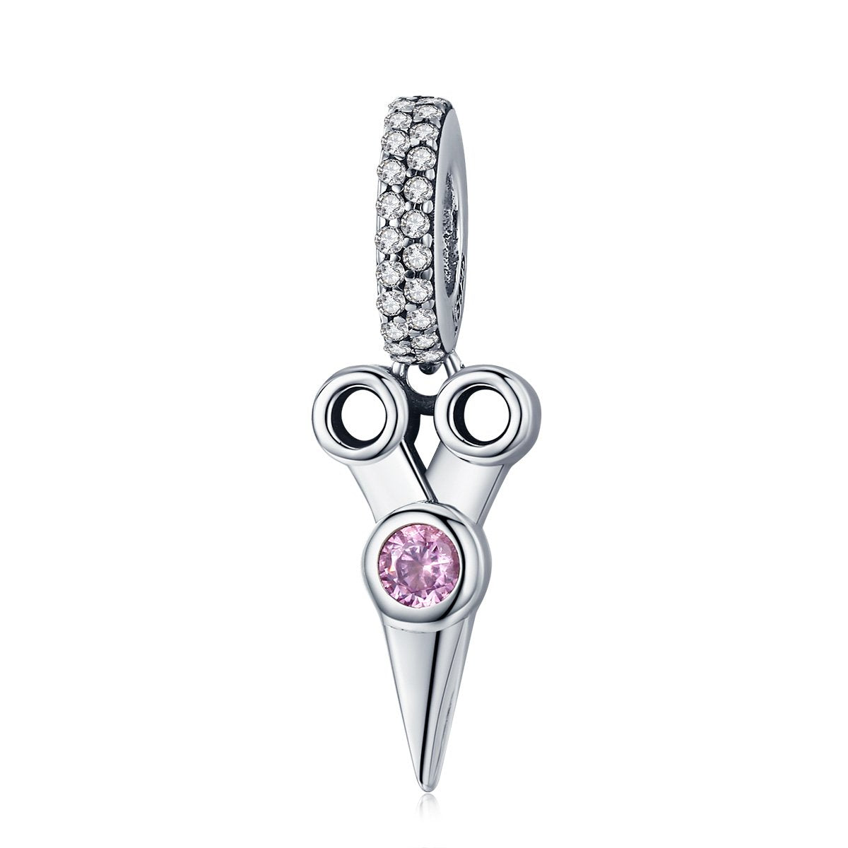 Sterling 925 silver charm the scissors pendant fits Pandora charm and European charm bracelet Xaxe.com