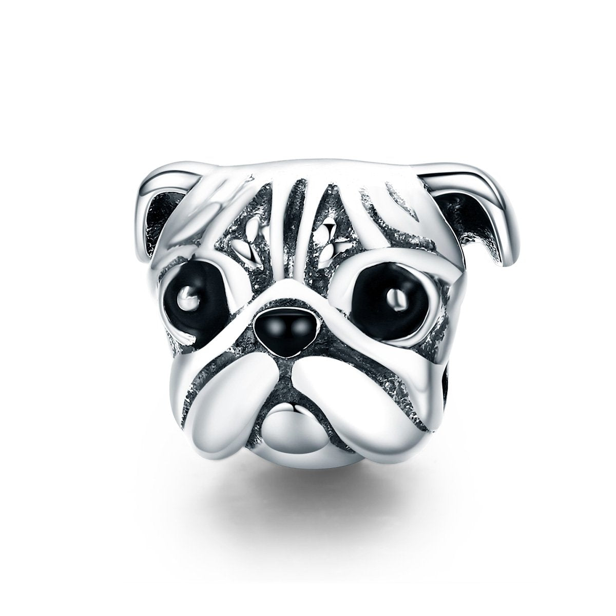 Sterling 925 silver charm the shar pei puppy pendant fits Pandora charm and European charm bracelet Xaxe.com