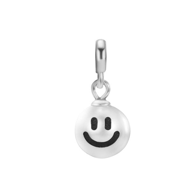 Sterling 925 silver charm the smiley bead pendant fits Pandora charm and European charm bracelet Xaxe.com