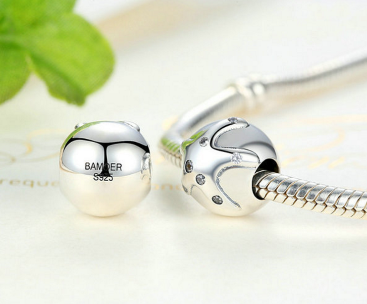 Sterling 925 silver charm the soft starfish pendant fits Pandora charm and European charm bracelet Xaxe.com