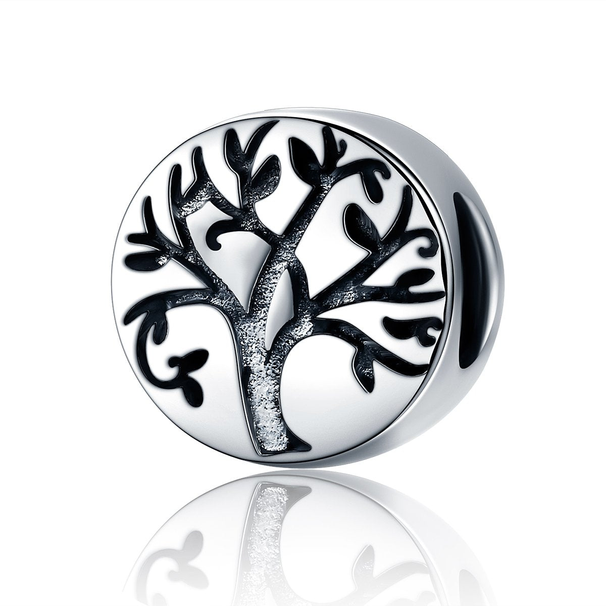 Sterling 925 silver charm the spring tree bead pendant fits Pandora charm and European charm bracelet Xaxe.com
