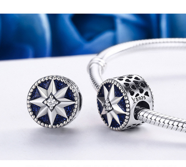 Sterling 925 silver charm the sun light pendant fits Pandora charm and European charm bracelet Xaxe.com