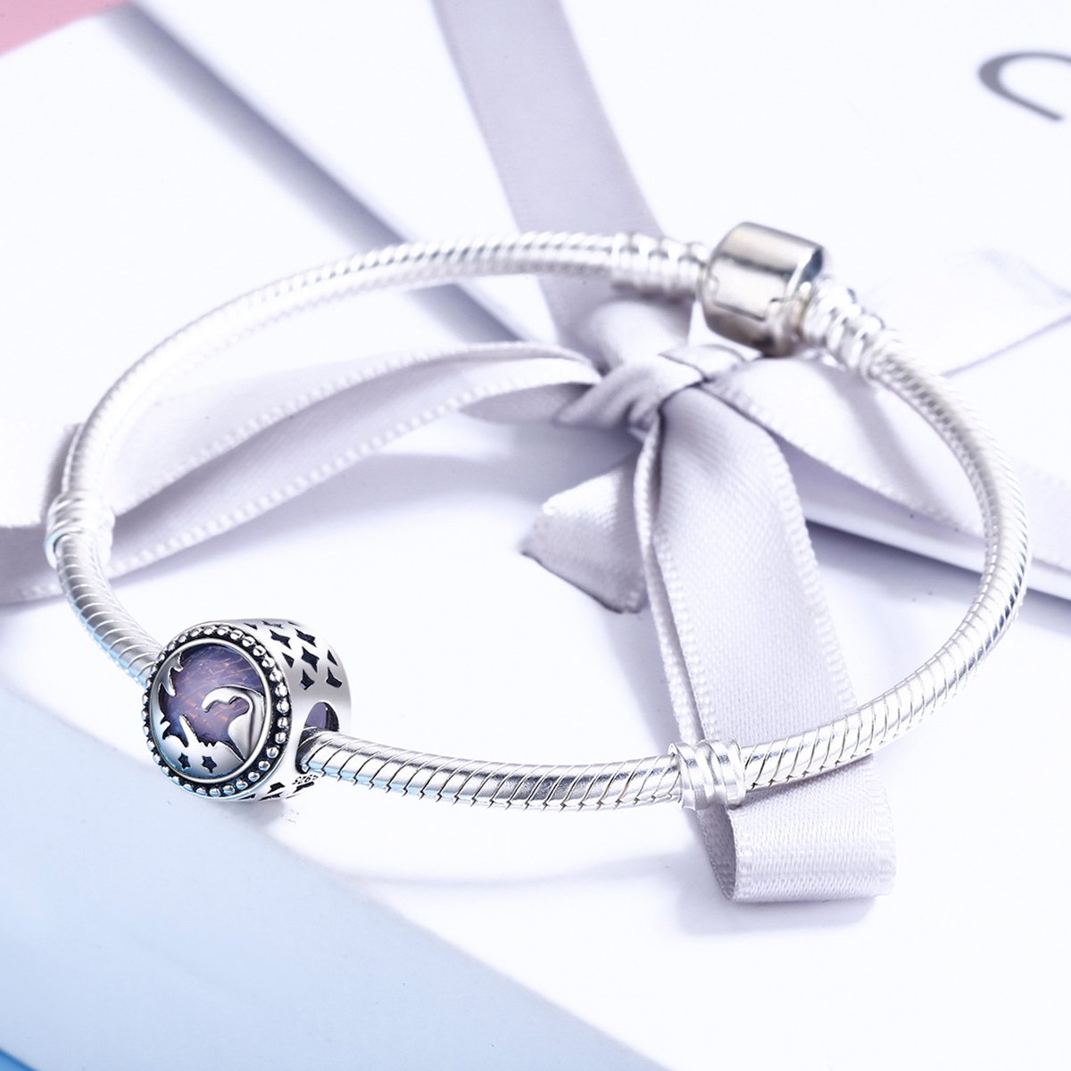 Sterling 925 silver charm the unicorn bead pendant fits Pandora charm and European charm bracelet Xaxe.com