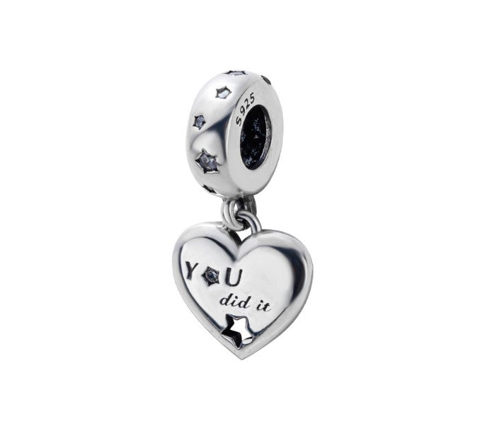 Sterling 925 silver charm the you didi it bead pendant fits Pandora charm and European charm bracelet Xaxe.com